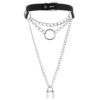 New-woman-Gothic-Lock-Chain-necklace