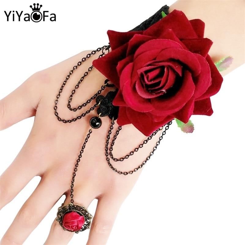 YiYaoFa-Handmade-Vintage-Black-Lace-Bracelet-for-Women-Accessories-Gothic-Wrist-Jewelry-Lady-Party-Jewelry-Bracelet